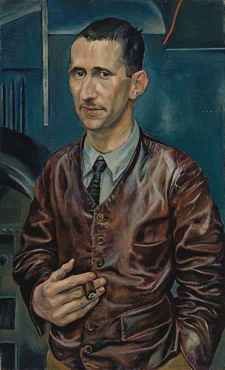Rudolf Schlichter, Portrait of Bertolt Brecht, c 1926