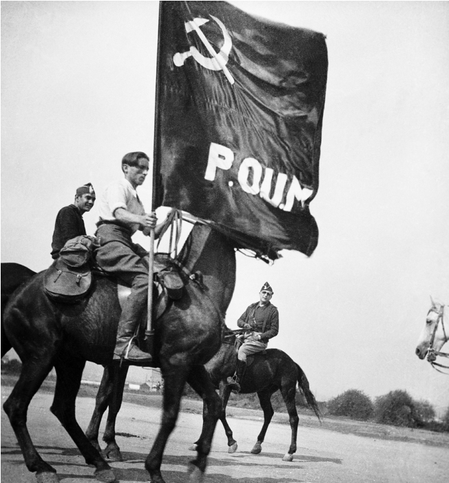 Cavaliers sur le front (agence Keystone)