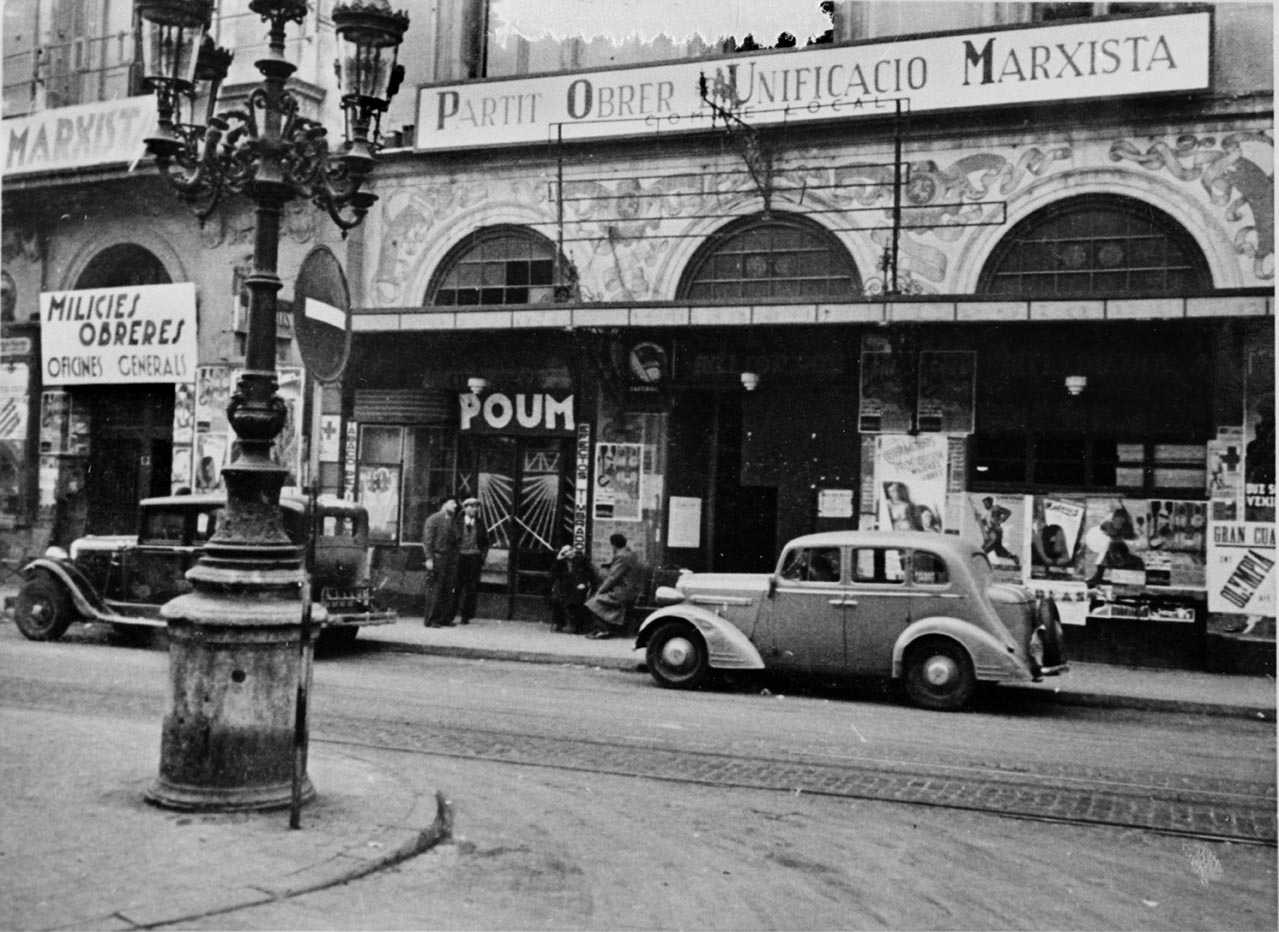 Façade du local à Barcelone
