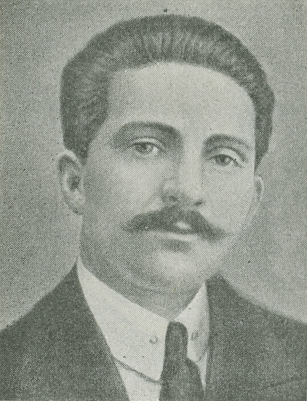 Illustrated portrait of L. M. Kaganovich